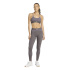 Sutiã esportivo de Fitness adidas Hyg Shn Bralett Mulher Cinza