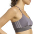 Sutiã esportivo de Fitness adidas Hyg Shn Bralett Mulher Cinza