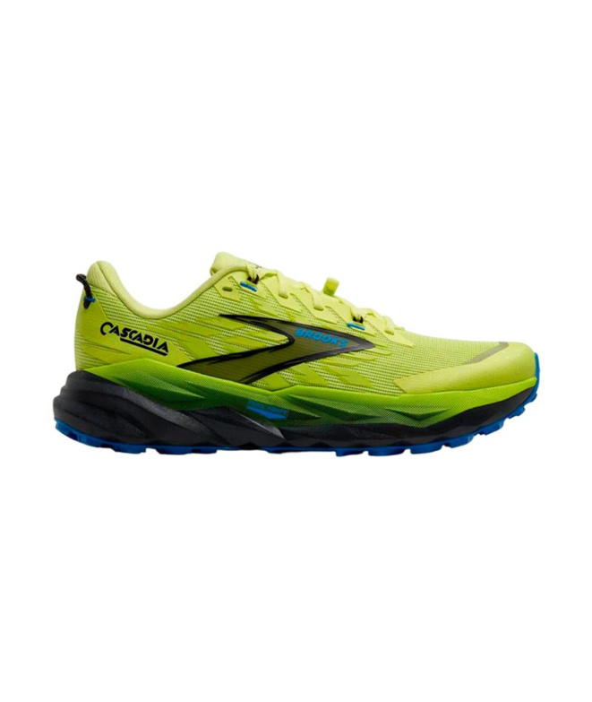 Chaussures de Trail Brooks Cascadia 19 Homme Jaune
