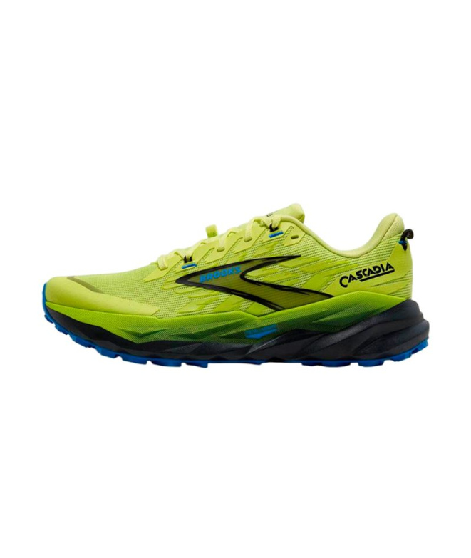 Chaussures de Trail Brooks Cascadia 19 Homme Jaune