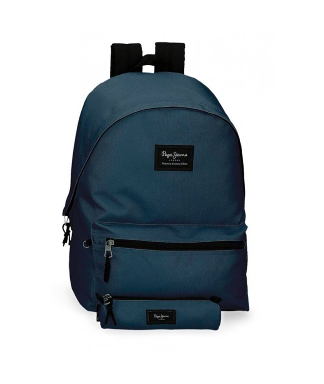 Mochila Pepe Jeans 44Cm. Adaptável. Pjl Aris...