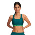 Sutiã esportivo de Fitness Under Armour Crossback Mid Bra Mulher Verde