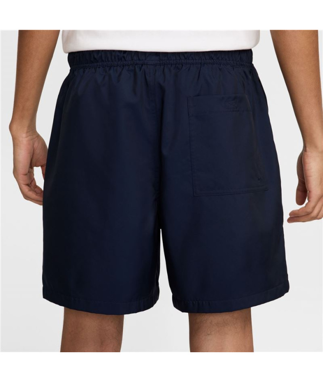 Calça Nike Club Woven Flow Shorts Homem Azul