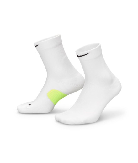Calcetines de Running Nike Fast Mwt Mcrw 1Pr Blanco