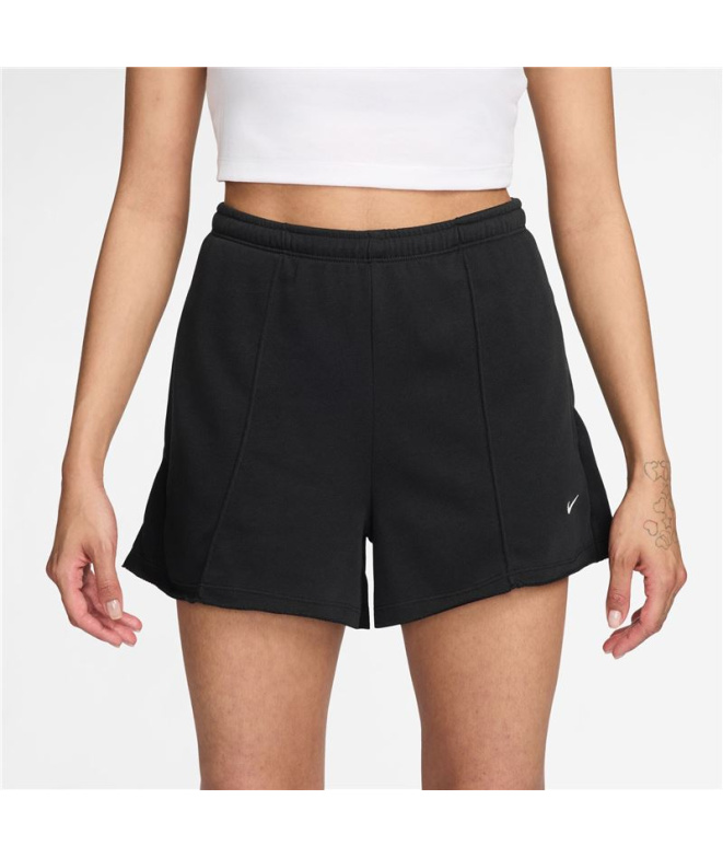 Pantalón Nike Nsw Offln Chll Ft Short Mujer Negro