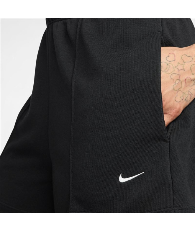 Calça Nike Nsw Offln Chll Ft Short Mulher Preto