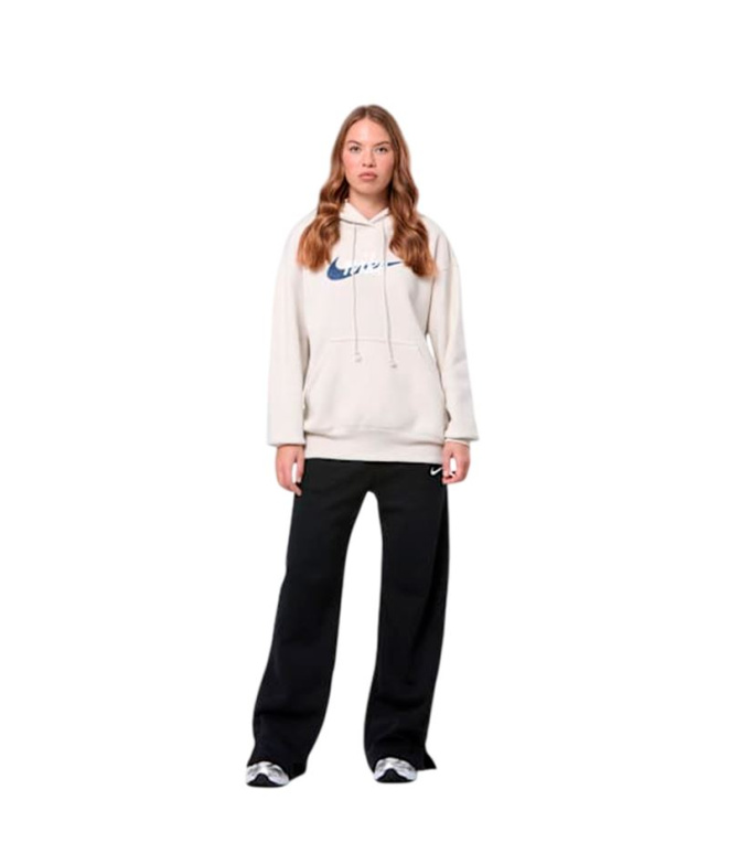 Sudadera Nike Nsw Phnx Flc Os Logo Hdy Mujer...