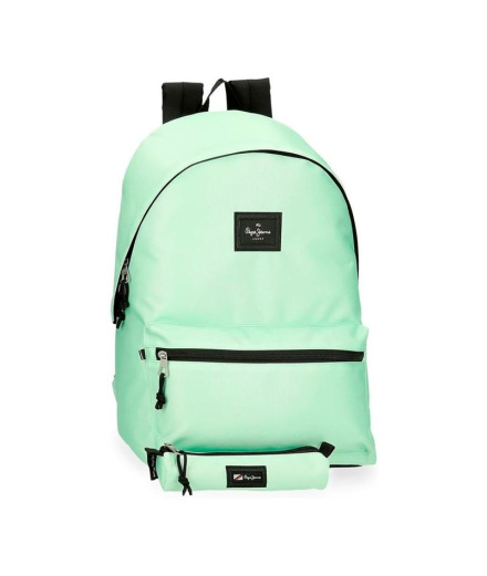 Mochila Pepe Jeans Porta-Computador + Estojo Pjl Aris...