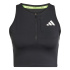 Camiseta de Running adidas Adizero Crop Mulher Preto