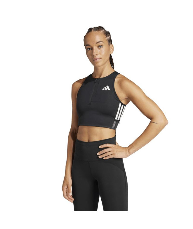 Camiseta de Running adidas Adizero Crop Mulher...