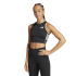 Camiseta de Running adidas Adizero Crop Mulher Preto
