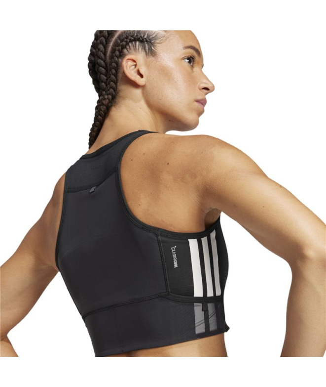 Camiseta de Running adidas Adizero Crop Mulher...