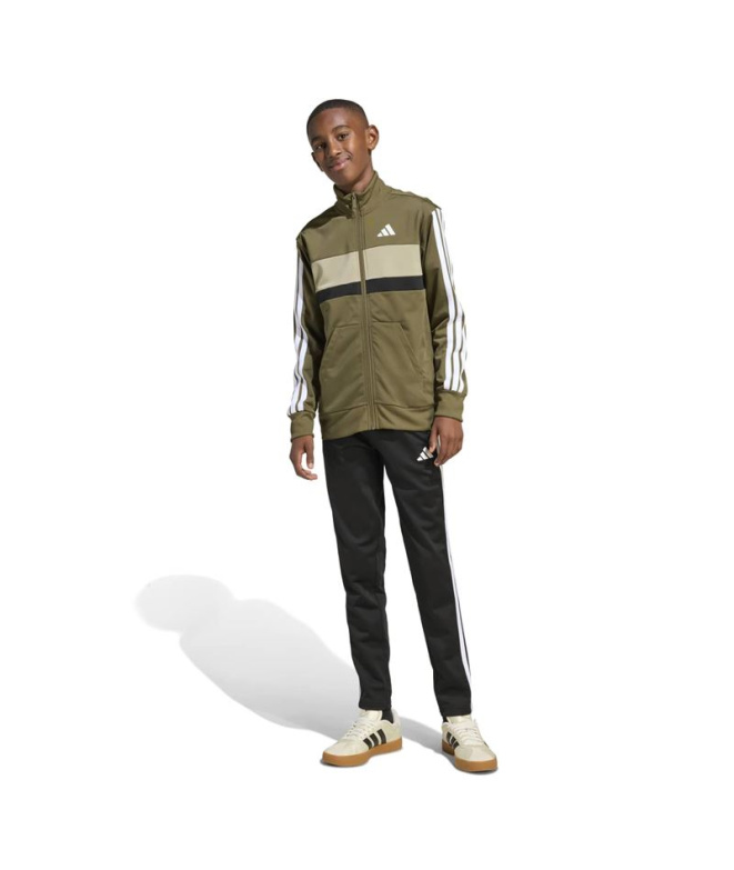 Chandal adidas 3 Bandas Tiberio Ts Enfant Vert