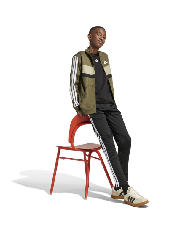 Chandal adidas 3 Bandas Tiberio Ts Enfant Vert