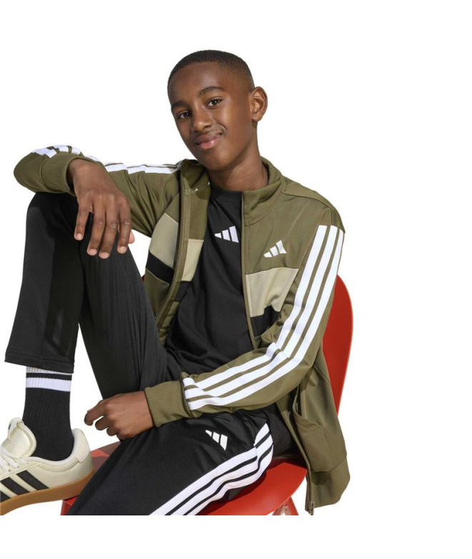 Chandal adidas 3 Bandas Tiberio Ts Infantil Verde