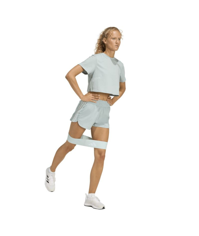 Calça de Fitness adidas Pacer High Mulher Azul