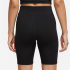 Malhas Nike Sportswear Classic High-Waisted 8" Biker Shorts Mulher Preto/Cinza