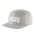 Boné Vans Drop V Logo Snapback Cement Heather Unissex
