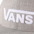 Boné Vans Drop V Logo Snapback Cement Heather Unissex