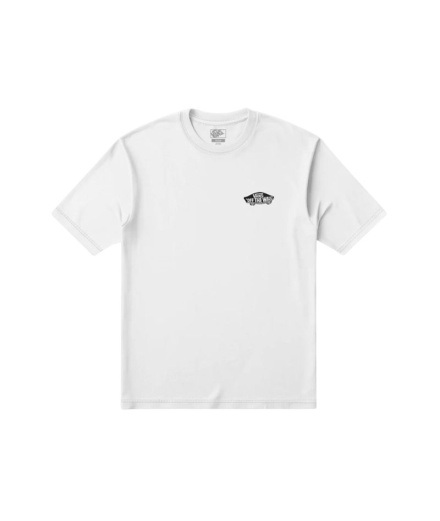 Camiseta Vans Double Standard Ss Blanco/Negro Hombre