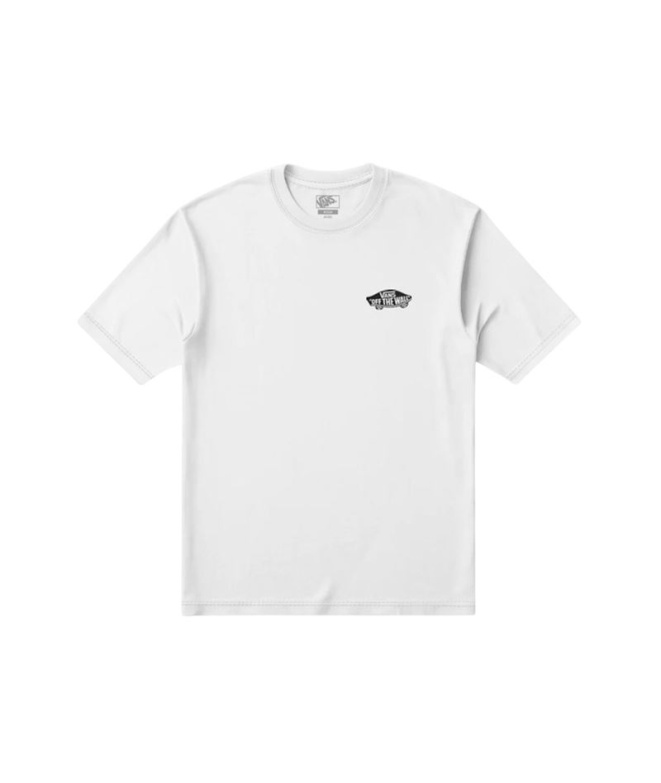 T-shirt Vans Double Standard Ss Blanc/Noir Homme