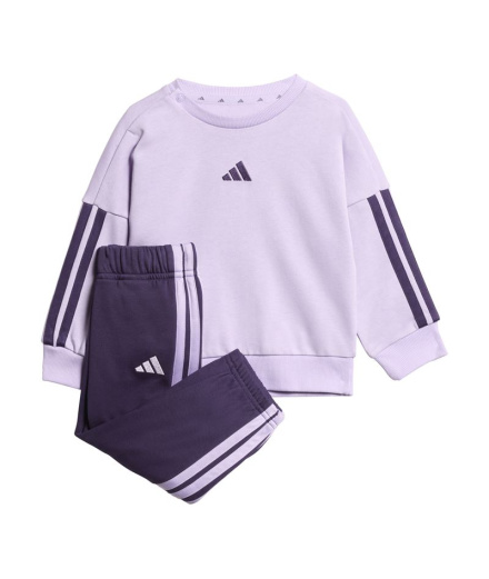 Conjunto adidas 3Bandas Ft Jog 240 Bebês Roxo
