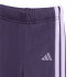 Conjunto adidas 3Bandas Ft Jog 240 Bebês Roxo