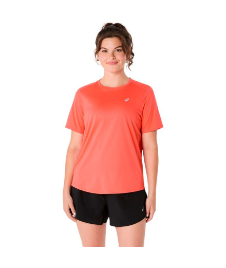 Camiseta de Running ASICS Core Ss Top Mujer Sun Coral
