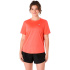 Camiseta de Running ASICS Core Ss Top Mulher Coral do Sol