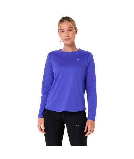 Camiseta de Running ASICS Core Ls Top Mulher Cobalto