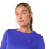 Camiseta de Running ASICS Core Ls Top Mulher Cobalto