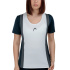 Camiseta de Pádel Head Club 25 Tech T-Shirt Mulher Navy/White