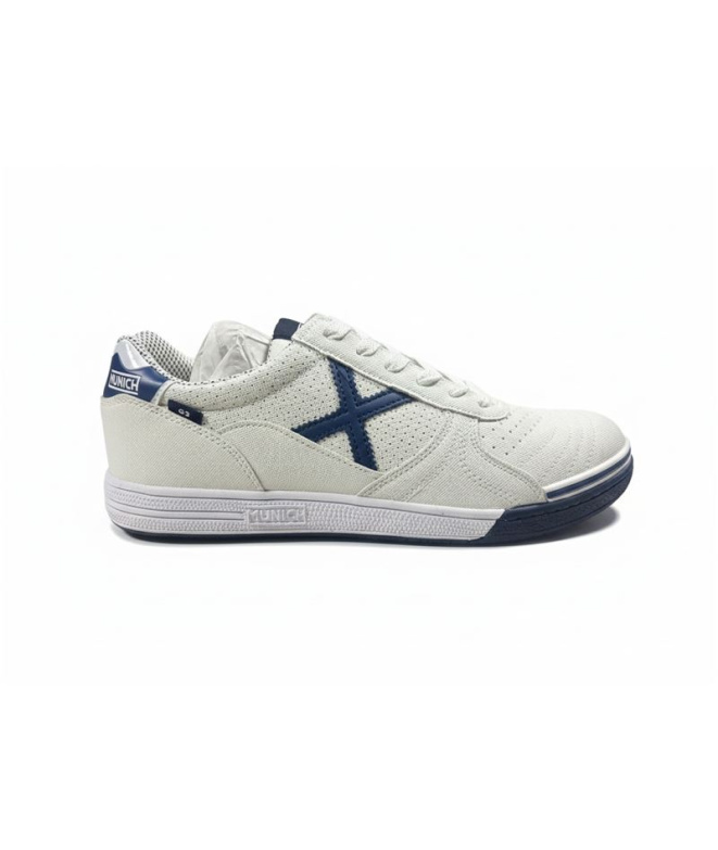 Chaussures de Futsal Munich G-3 456 Blanc