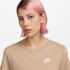 Camiseta Nike Sportswear Club Essentials T-Shirt Mujer Beige