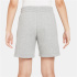 Pantalon Nike Sportswear Club Fleece French Terry Shorts Enfant Gris