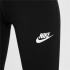 Collants Nike Vêtements de sport Classiques Taille Haute Évasée Leggings Fille Noir