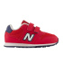 Sapatilhas New Balance 500 Hook & Loop Nimbus Cloud Infantil Vermelho/Azul