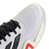 Chaussures de Tennis adidas Barricade 14 Homme Cloud Blanc/Noir/Rouge