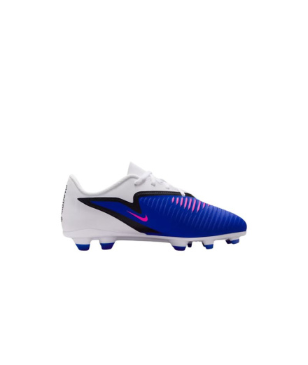 Bottes de Football Nike Phantom 6 Low Club Fg/Mg Enfant Bleu