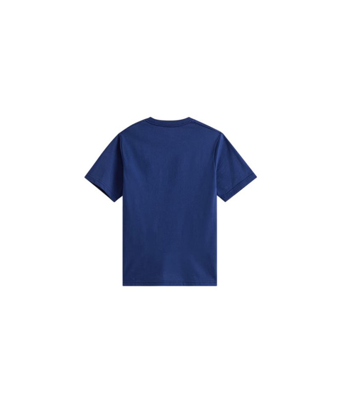Camiseta Vans Left Chest Deep Indigo Niño