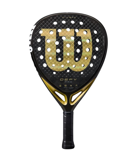 Pala de Padel Wilson Defy Pro V1 Padel 2 Negro/Oro/rojo