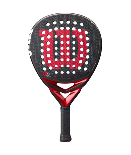 Pala de pádel Wilson Bela Pro V3 Padel 2 Preto/Vermelho