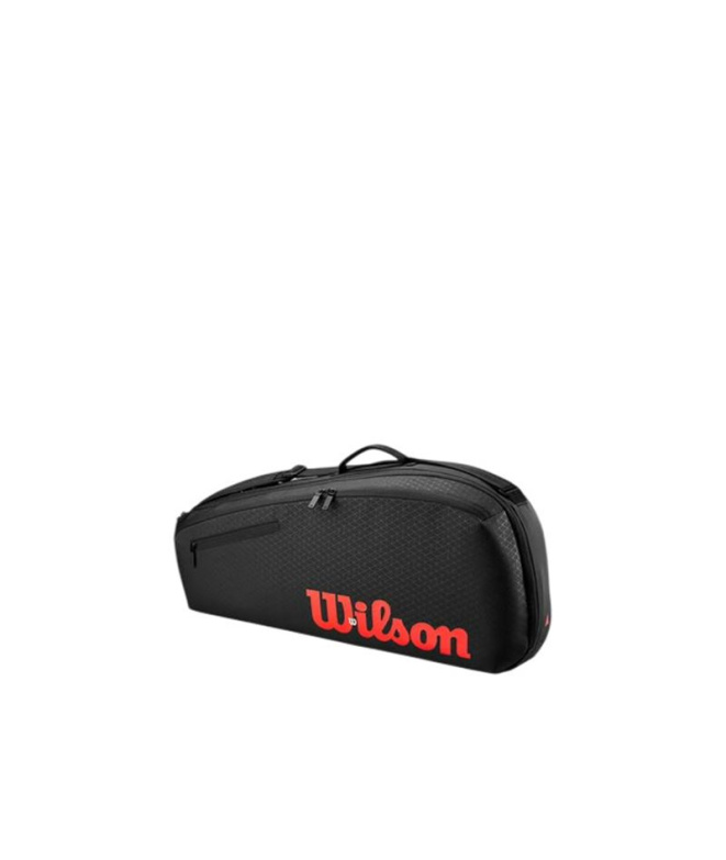 Raquetero de Tenis Wilson Clash V3 3Pk Negro/rojo