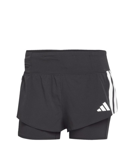 Calça de Running adidas Adizero 2I1 Mulher Preto