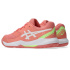 Sapatilhas de Padel ASICS Gel-Dedicate 8 Padel Gs Infantil Guava/Branco