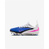 Botas de Futebol Nike Phantom 6 Low Acad Fg/Mg Infantil Azul/Branco/Rosa