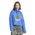 Moletom de Fitness Adidas Farm Hoodie Mulher Azul