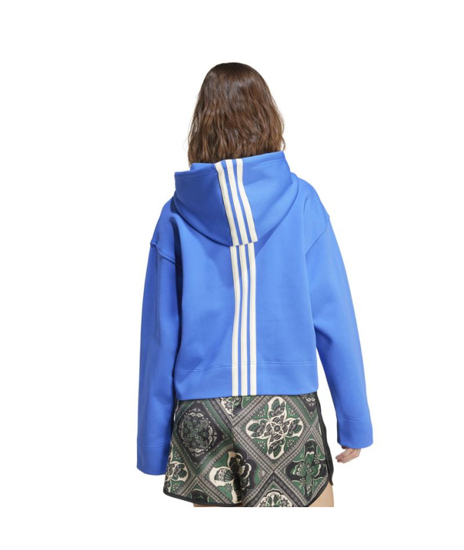 Sudadera de Fitness Adidas Farm Hoodie Mujer Azul