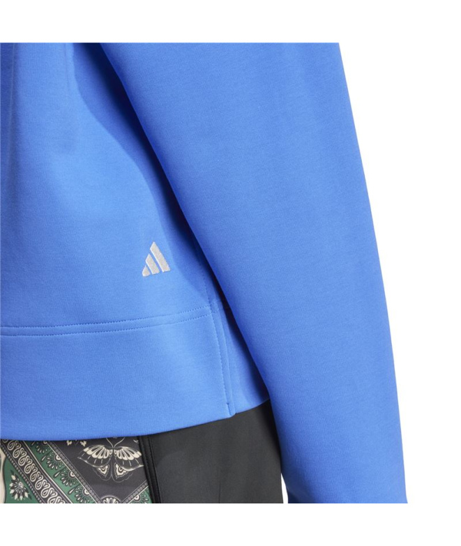 Sudadera de Fitness Adidas Farm Hoodie Mujer Azul