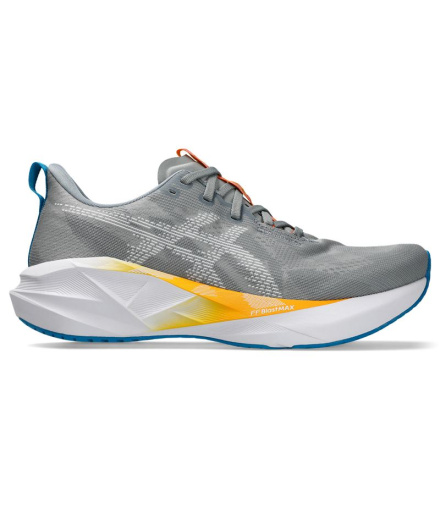 Zapatillas de Running ASICS Novablast 5 Hombre Gravel/Blanco